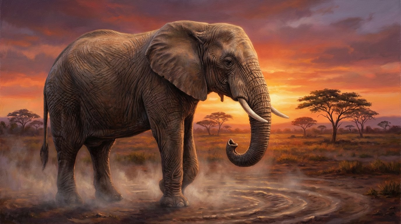 Autoportrait d'un éléphant d'Afrique (2e partie)