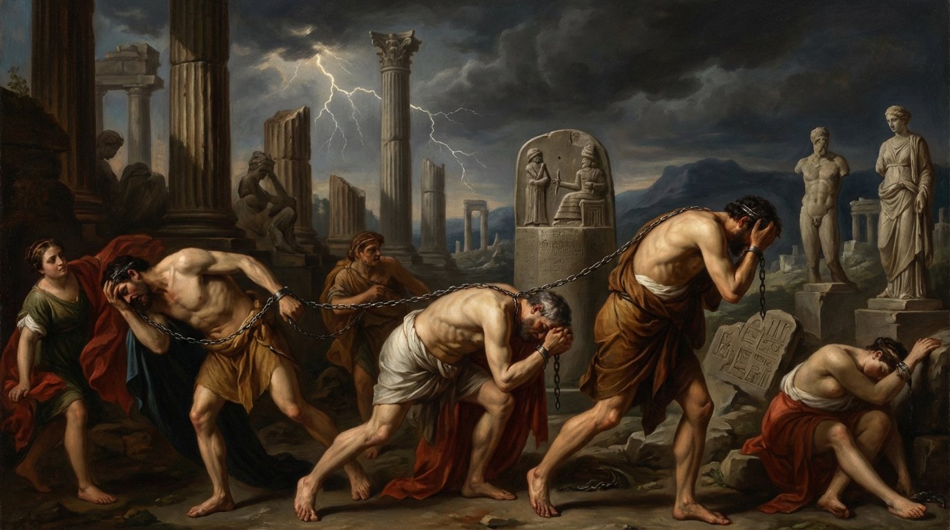 La dette et l'effondrement de l'antiquité