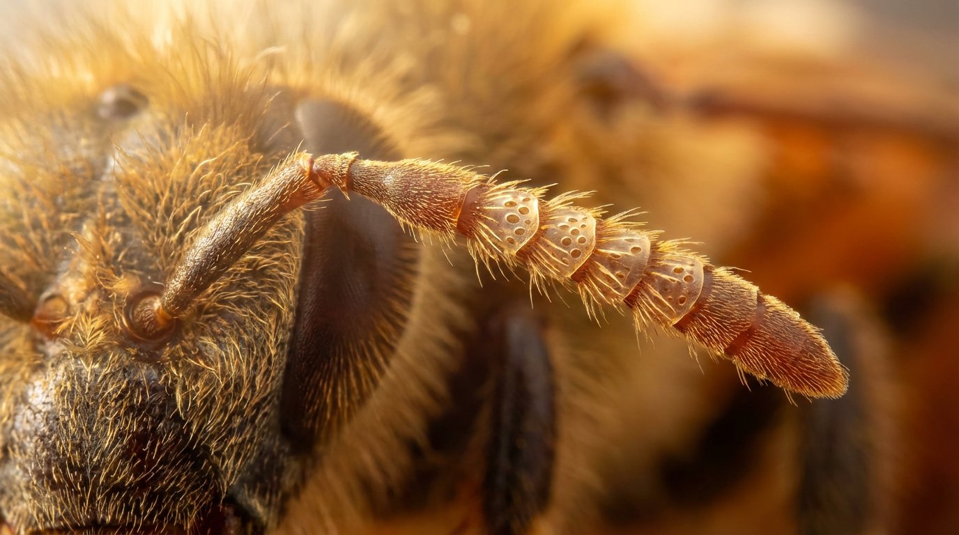 Les sens logés dans les antennes de l’abeille