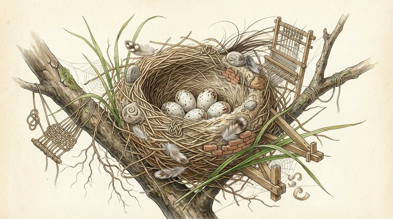 Les nids des oiseaux