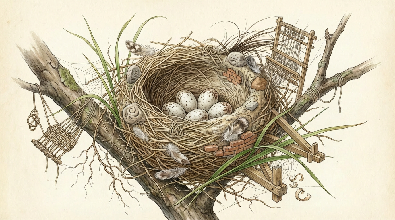 Les nids des oiseaux