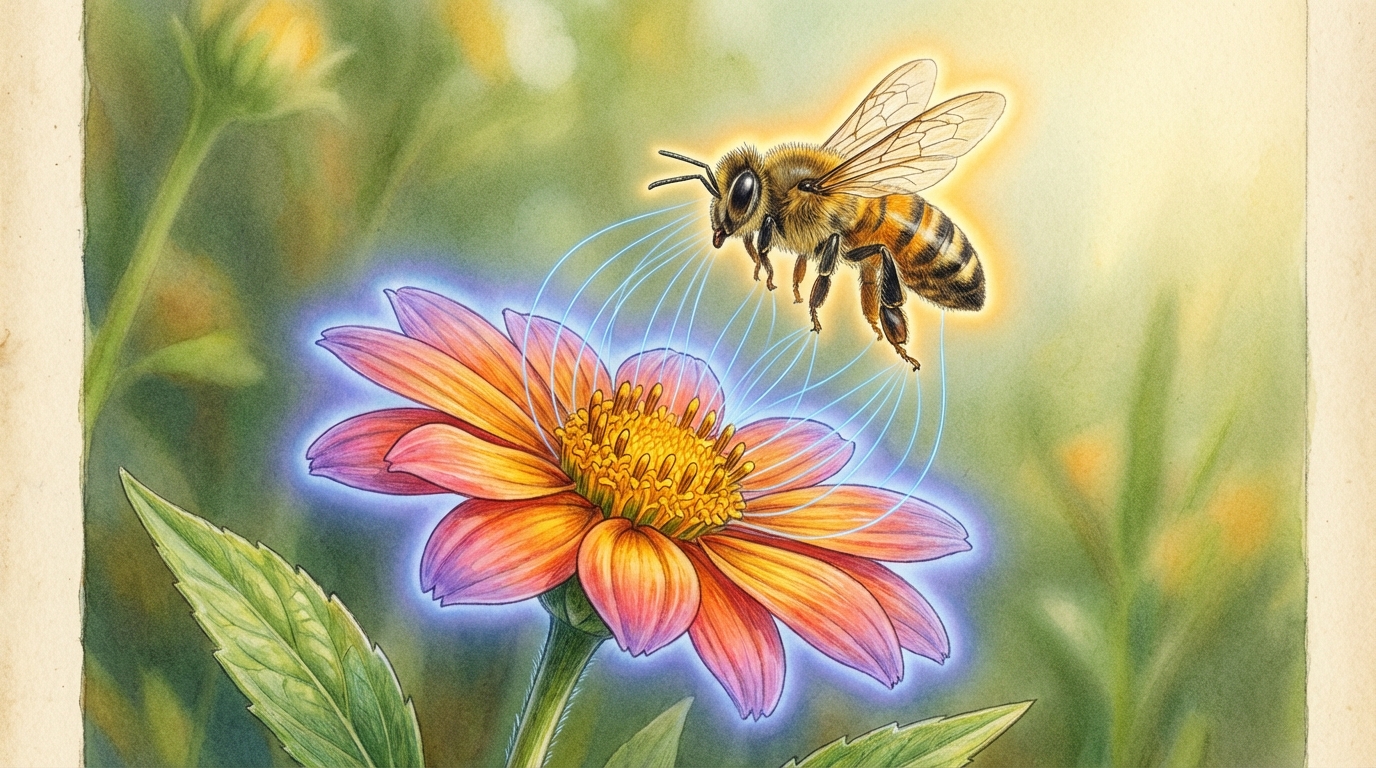 Les abeilles peuvent détecter les champs électriques émis par les fleurs