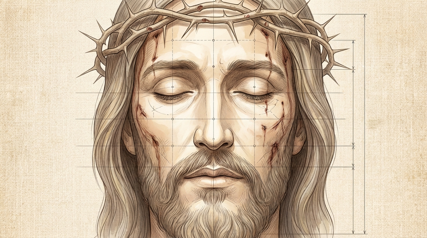 Évaluation de la taille du Christ à partir de la Sainte Face du Linceul de Turin