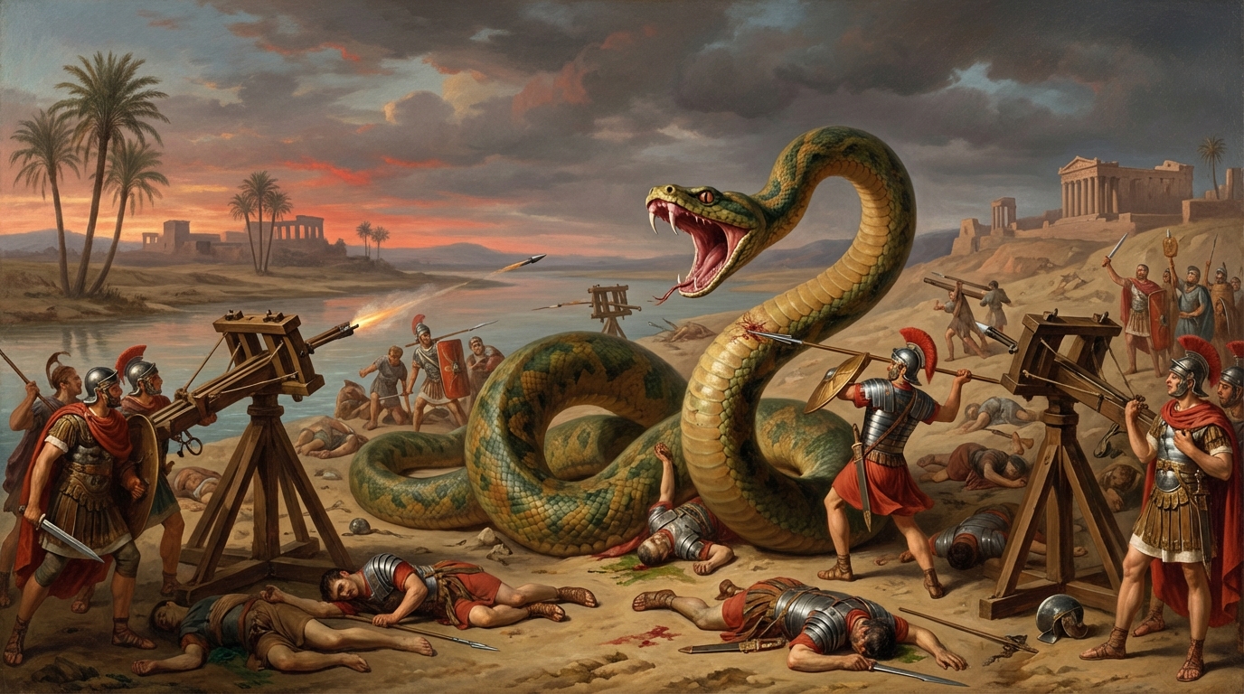 Le « serpent « de Bagrada