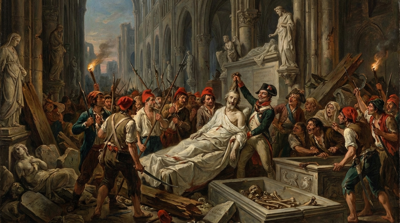 La profanation de la basilique Saint-Denis