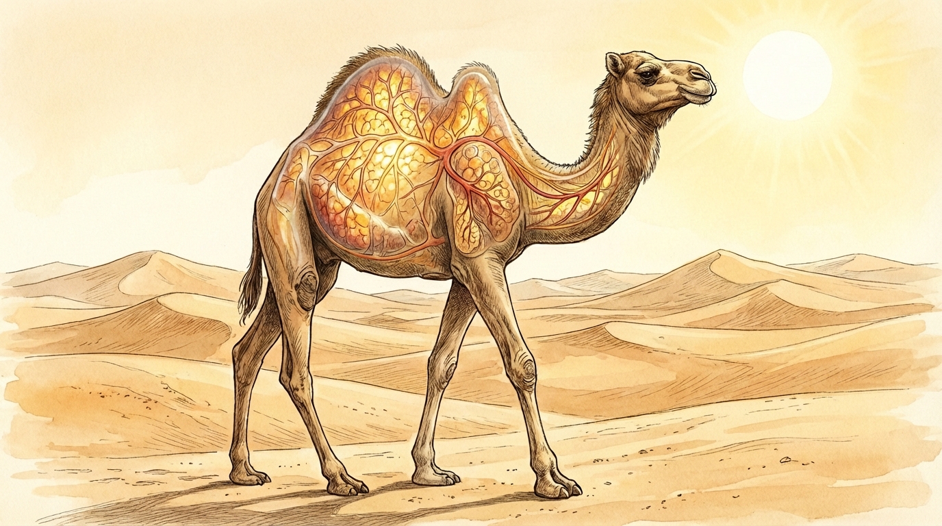 Autoportrait du dromadaire Fruit du hasard, n'est-ce pas Darwin ?