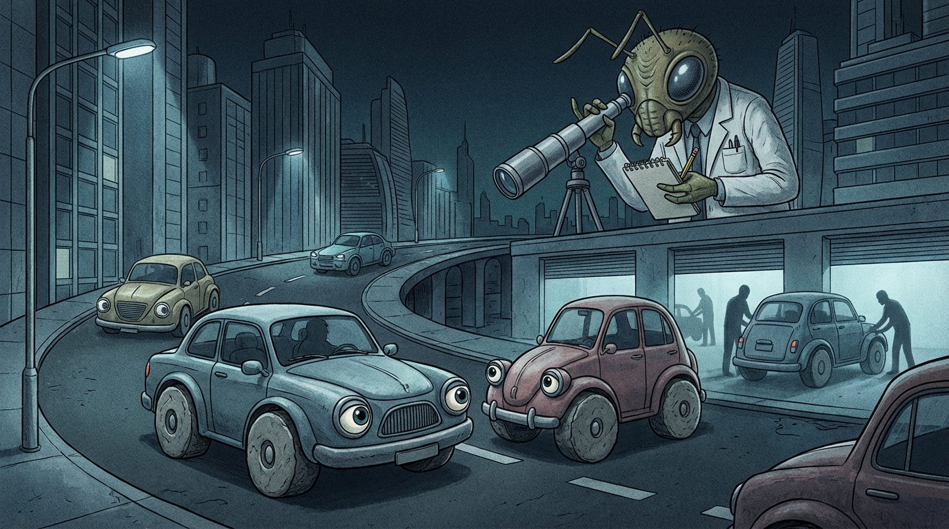 Parabole des chercheurs extraterrestres