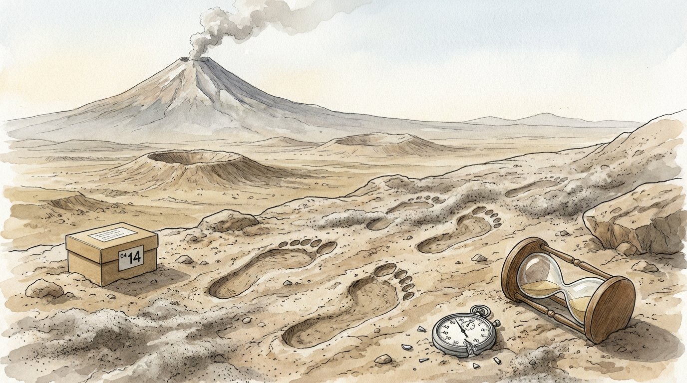 De quand datent les traces de pieds humains découvertes près de Mexico ?