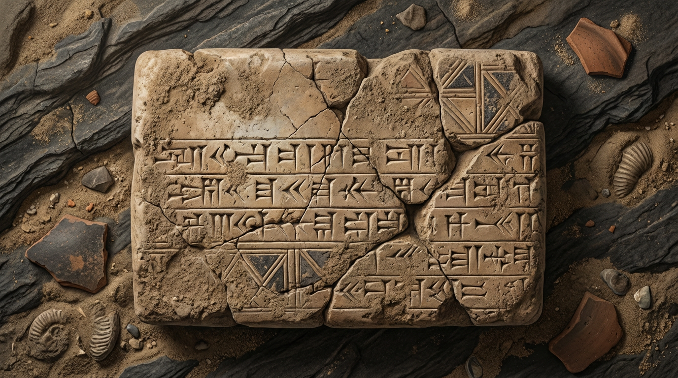 La plus ancienne tablette sur le Déluge