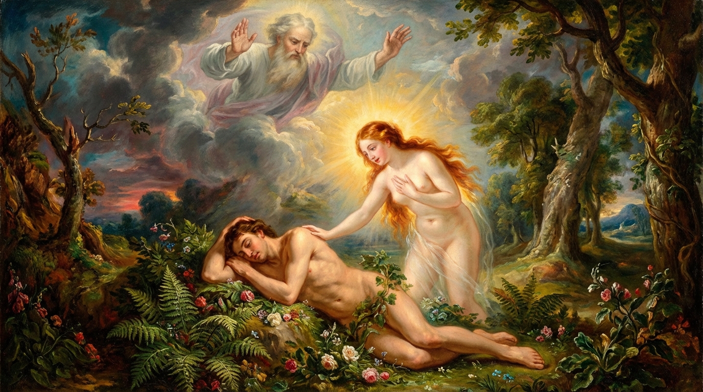 La création de la femme et l'institution de la famille