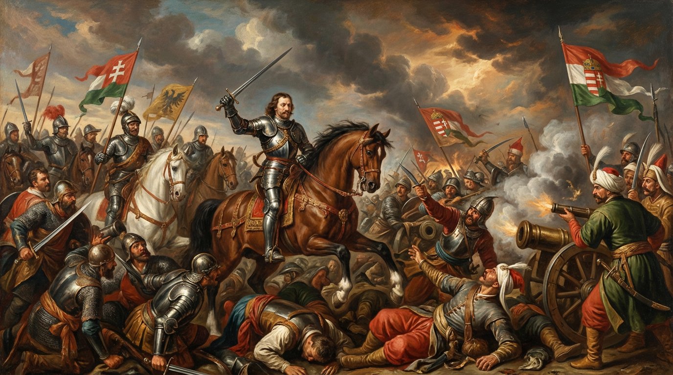 La lutte des Hongrois contre les Turcs