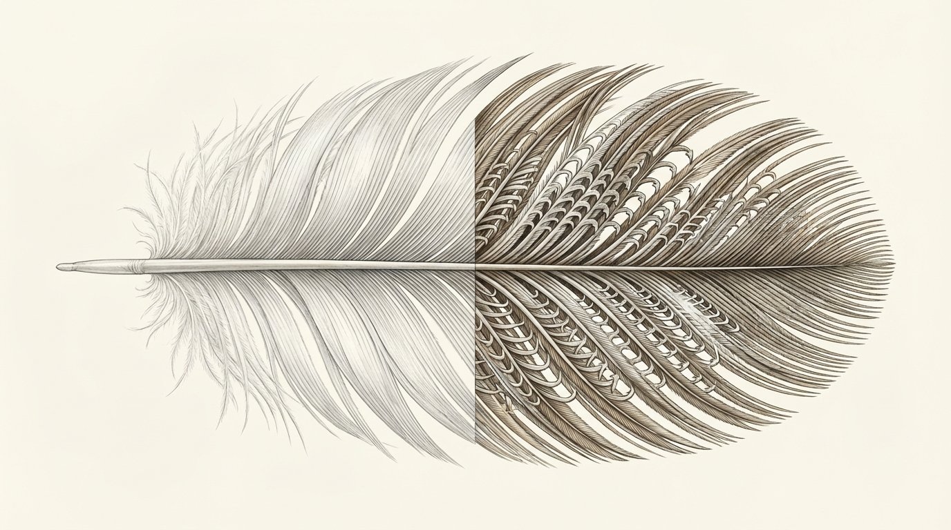 La plume : merveille de la Création