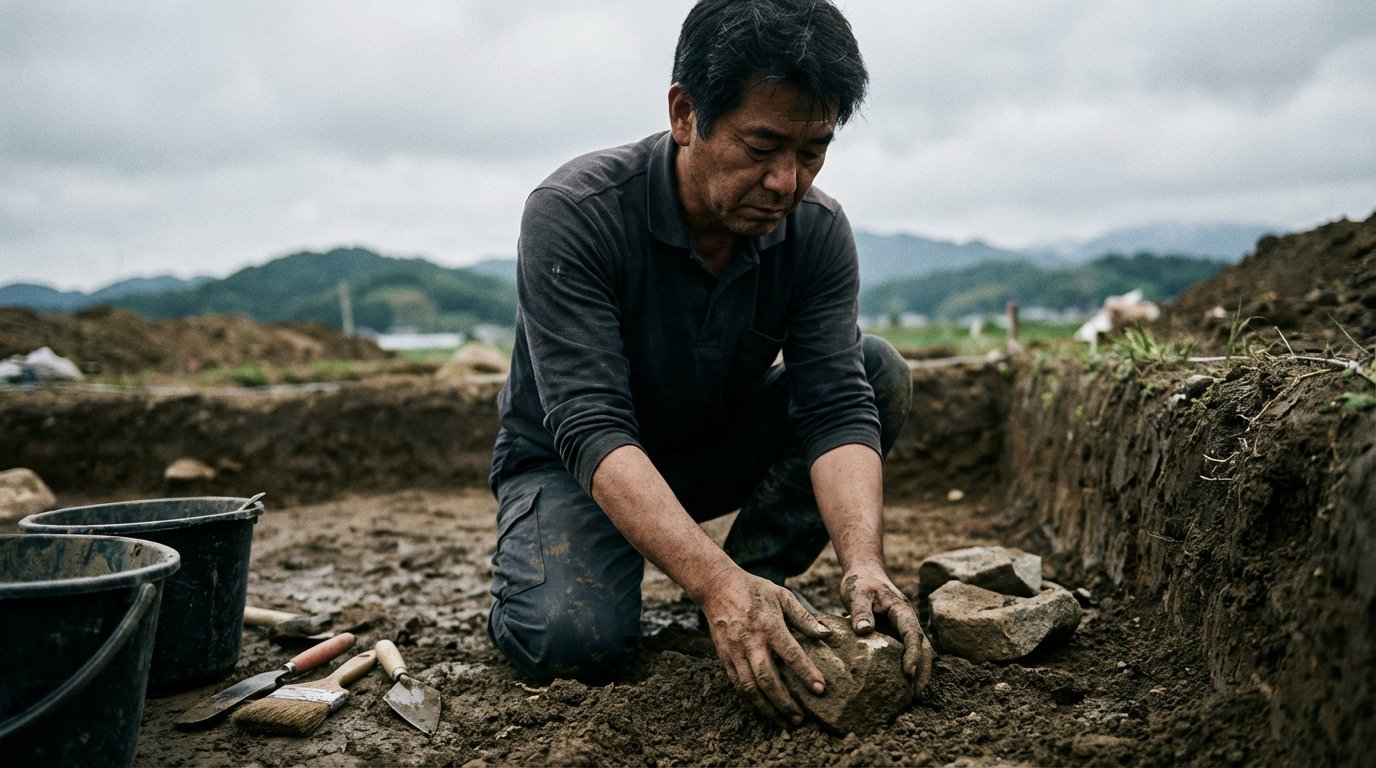 Les faux d'un célèbre archéologue japonais
