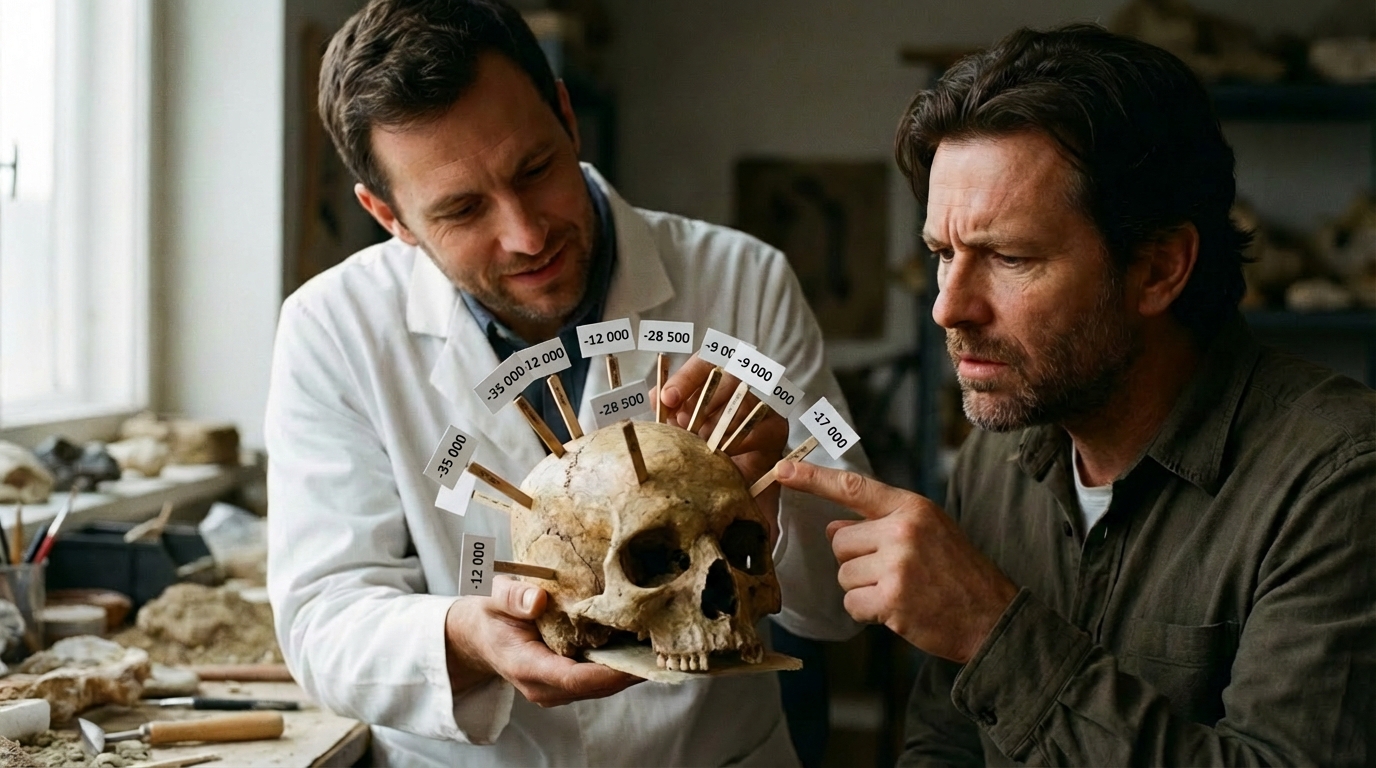 L’Homo Sapiens vieillit de 35 000 ans