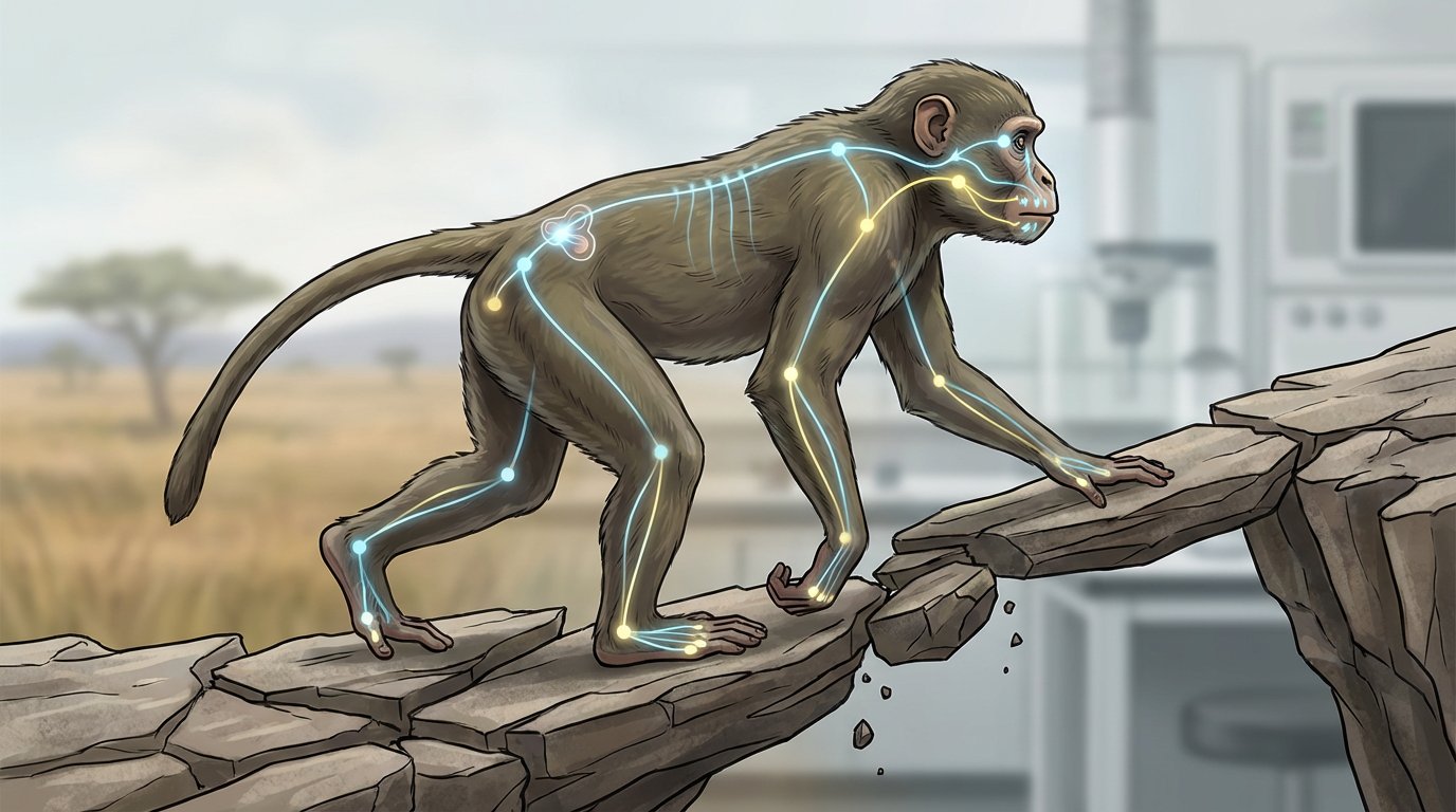 Existe-t-il une possibilité de passer de la marche quadripédique à la marche bipédique ?