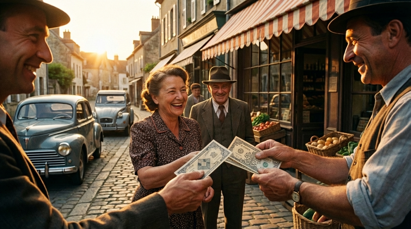 L'argent fictif peut sauver un tissu social malade