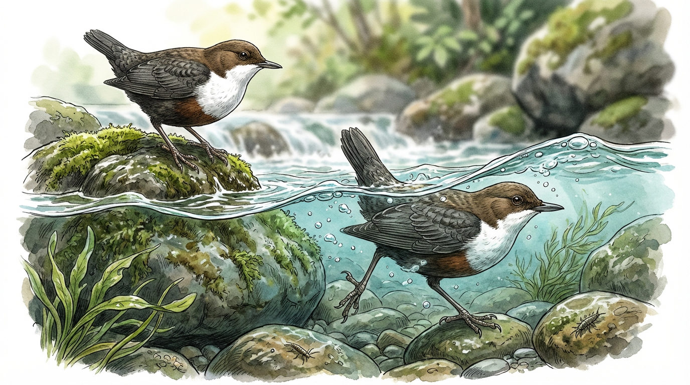 Le scaphandrier ailé