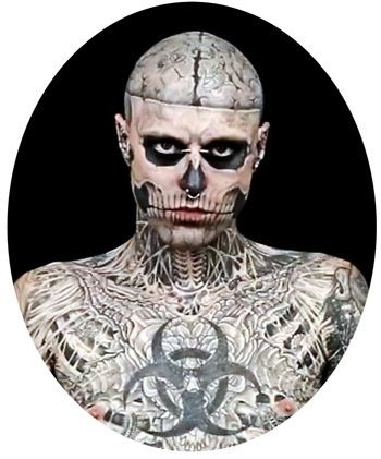 Tatouages imprégnés de significations occultes et d'un bien macabre symbolisme !