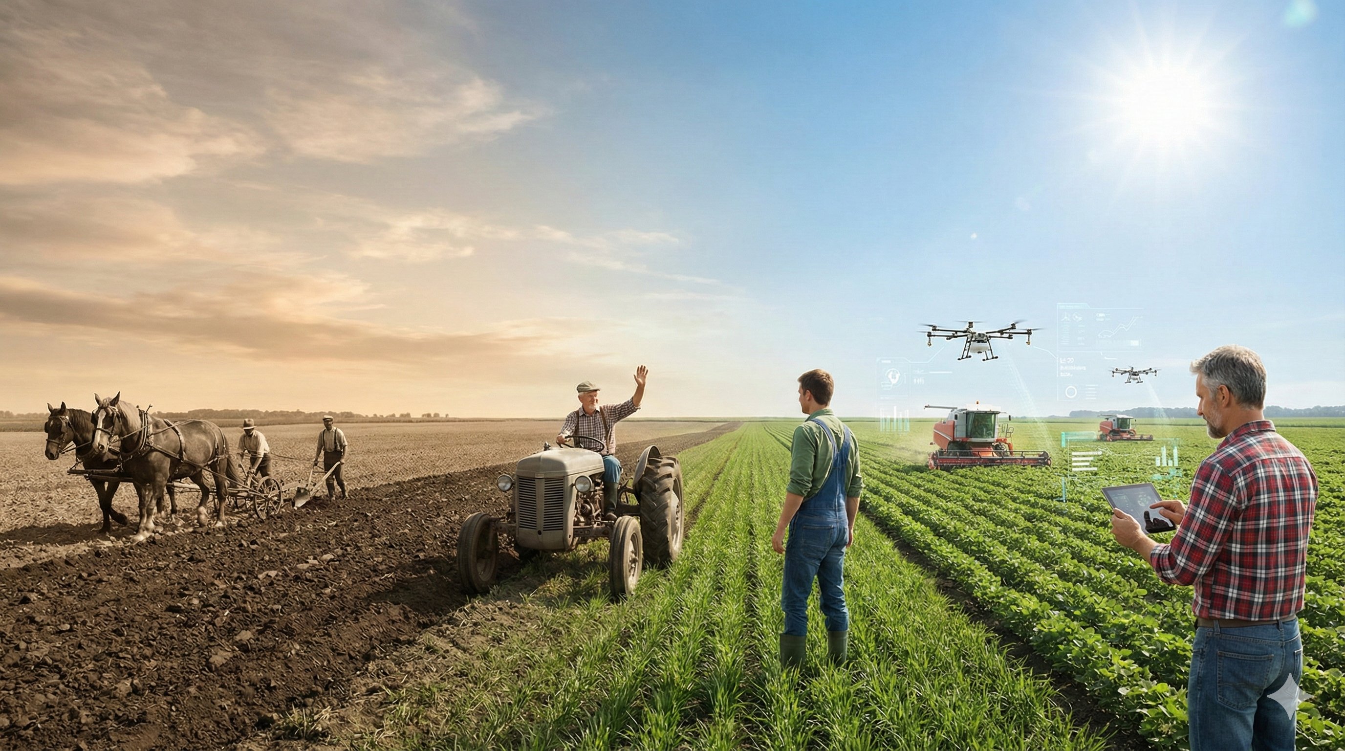 De la mécanisation agricole à l'Intelligence artificielle, quelles perspectives pour l'Agriculture de demain ?