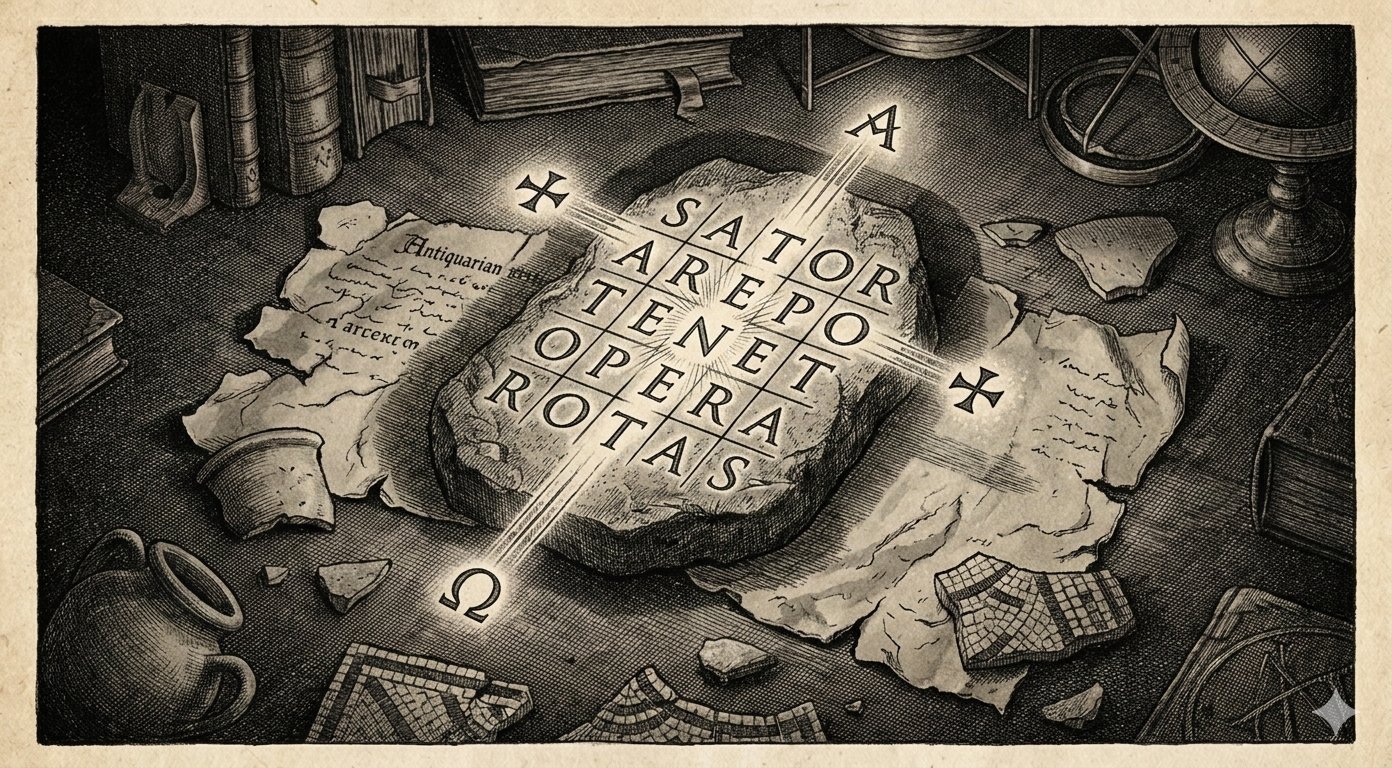 Le carré SATOR, le Pater Noster et la Croix