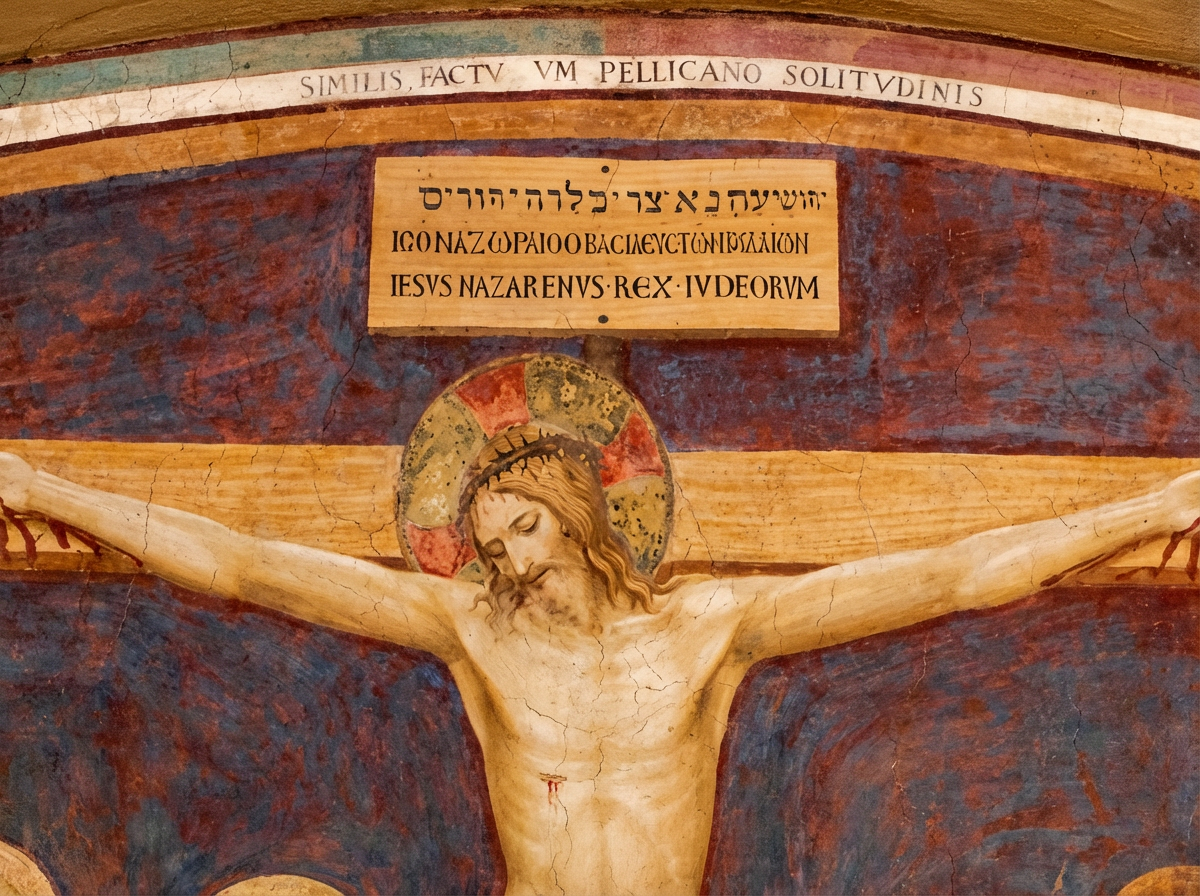 Le Titulus. Peinture de Fra Angelico.