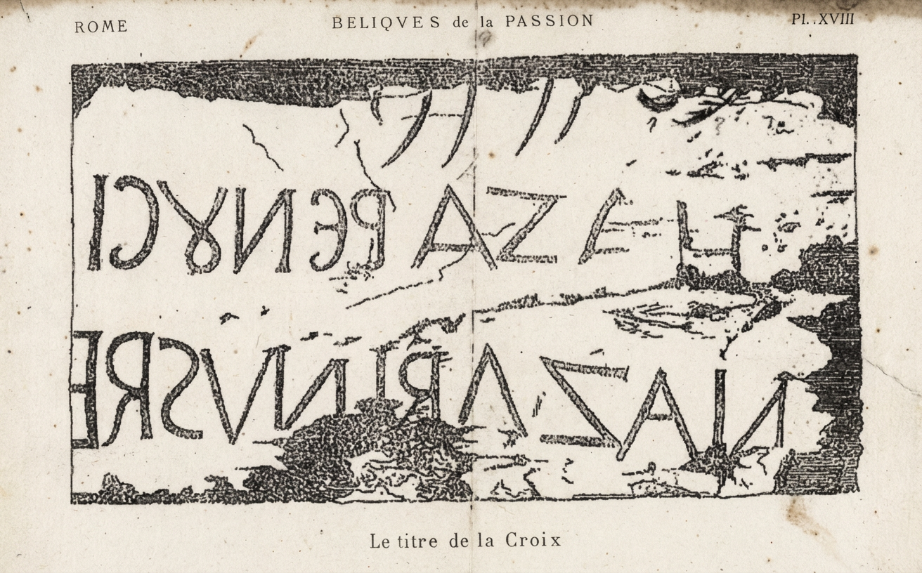 Le Titulus reproduit par Rohault de Fleury.