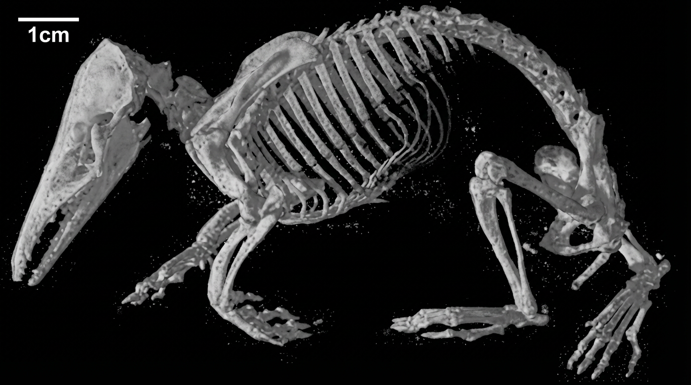 Squelette d'Hemicentetes semispinosus.