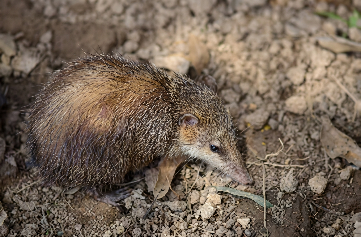 Tenrec ecaudatus.