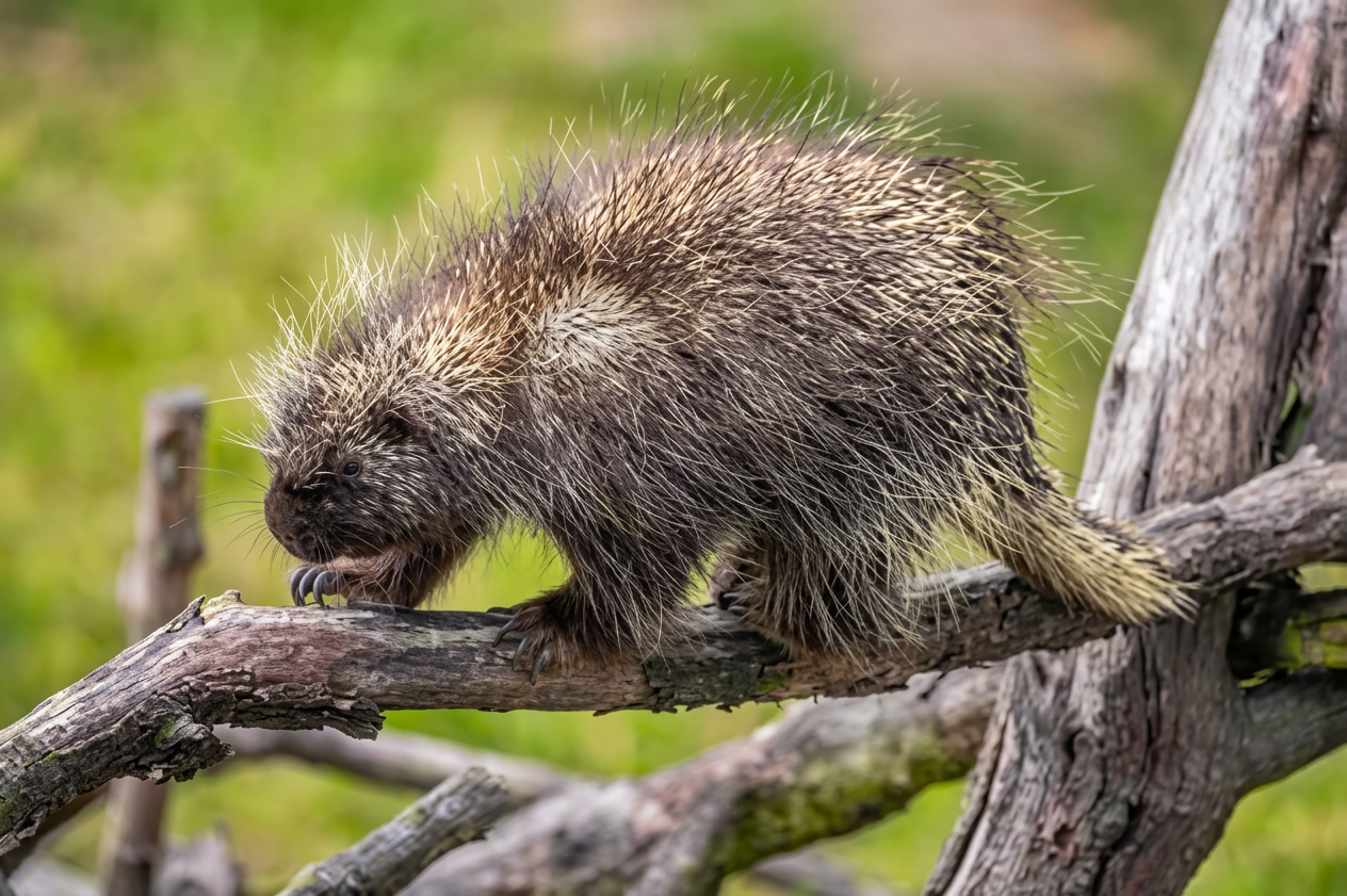 Ourson coquau, ou Erethizon dorsatum.