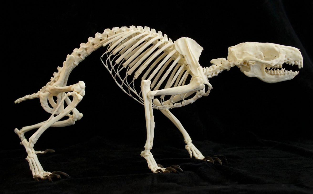 Fig. 5: Squelette d'un hérisson.