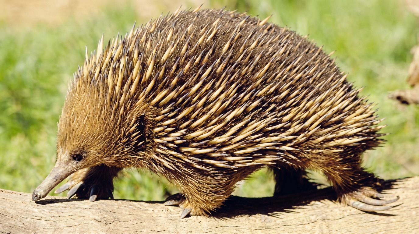 Fig. 10a-b: Échidné (Tachyglossus).