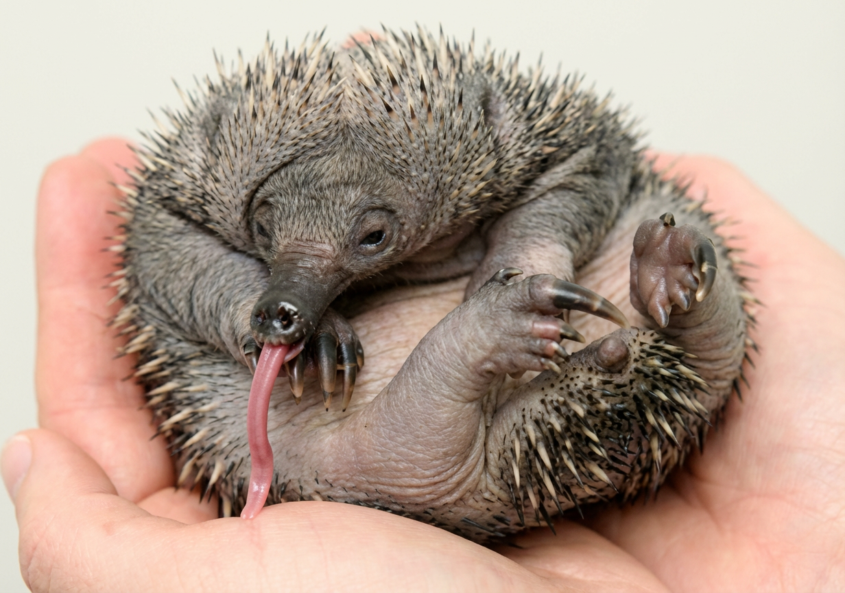 Fig. 14. Jeune échidné.