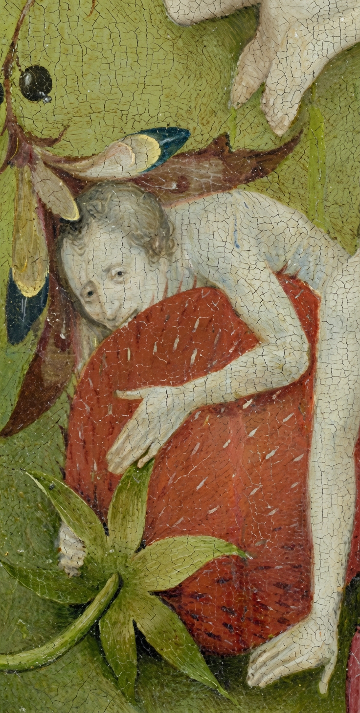 Les fraises représentent les bons fruits de l’homme vertueux