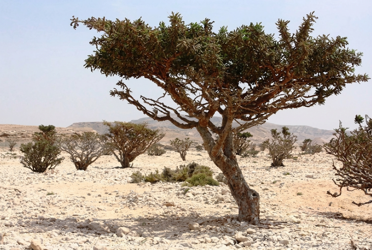 Arbre à encens du désert d'Arabie