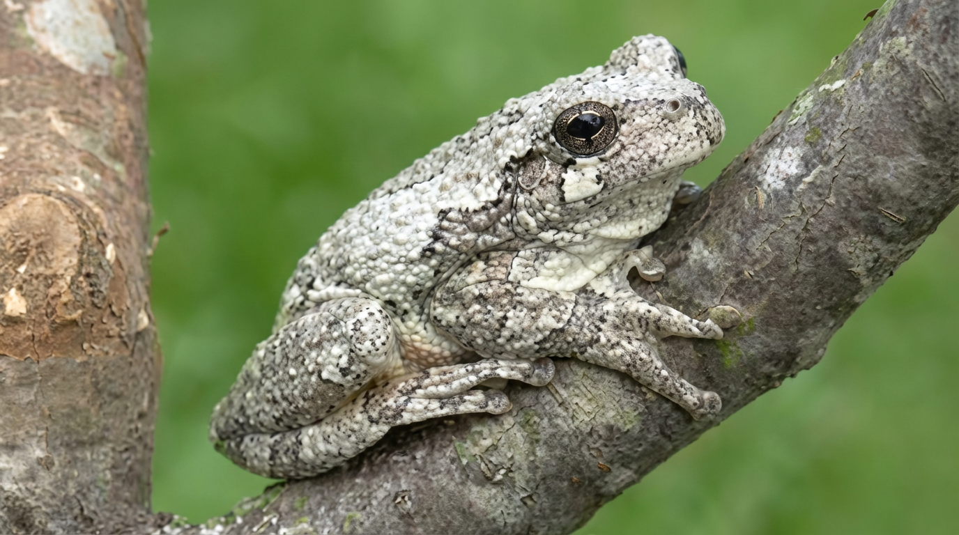 Le camouflage est une stratégie de défense commune chez les Anoures.