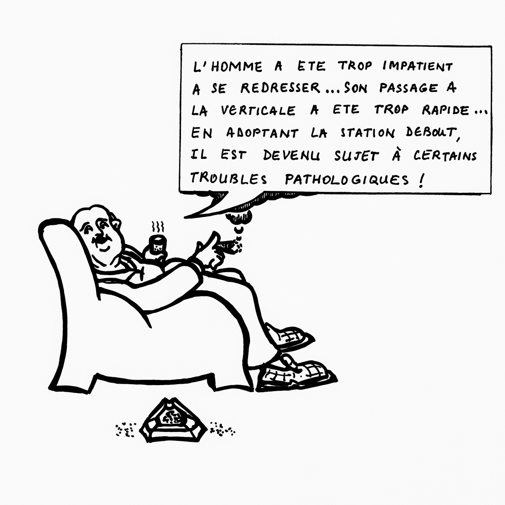 Humour sur ceux qui sont trop assis