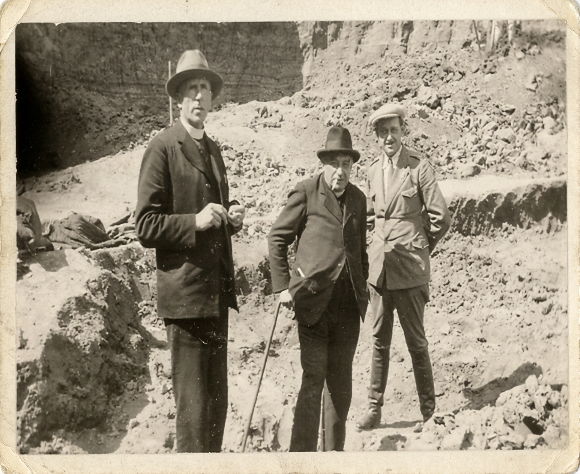 Teilhard de Chardin et l’abbé Breuil à Chou-Kou-Tien en 1935