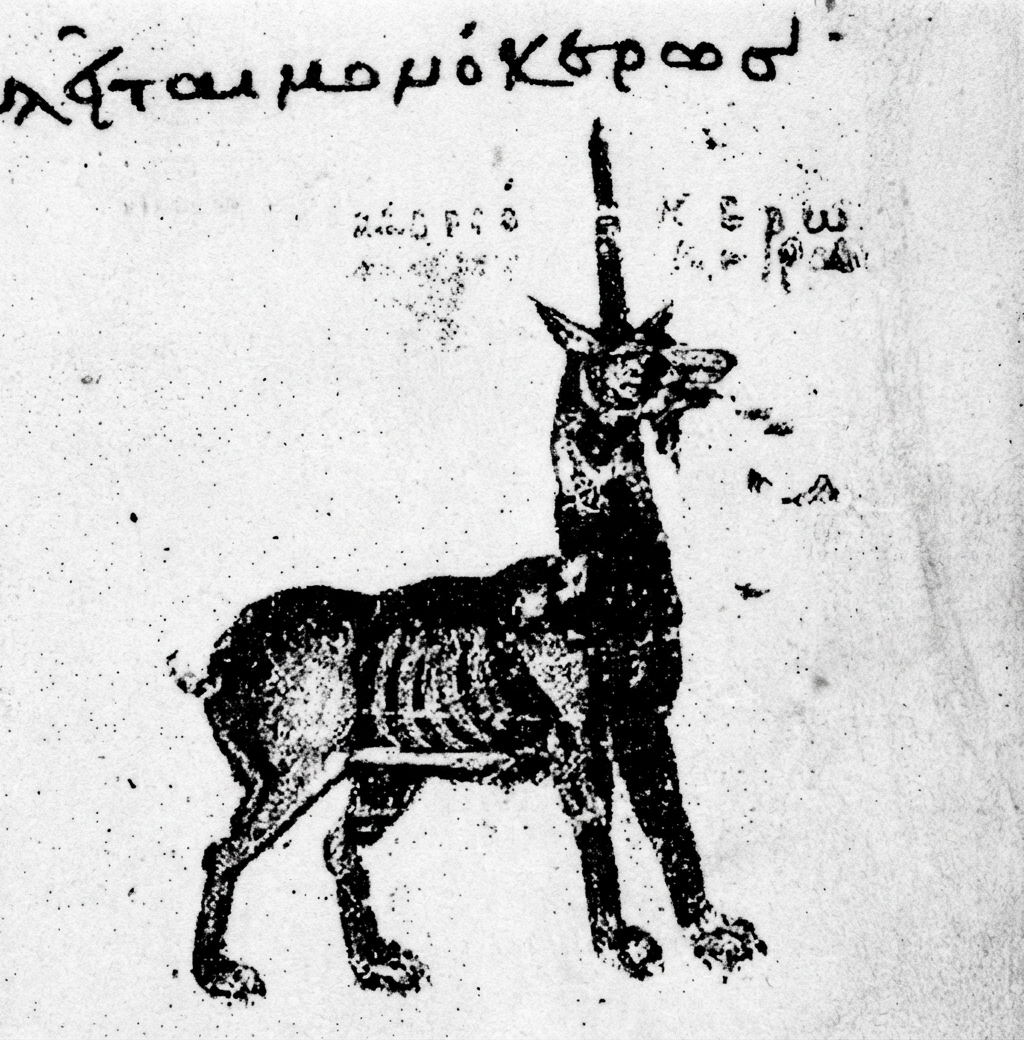 Monocéros, de la Topographie chrétienne de Cosmas Indigopleustès