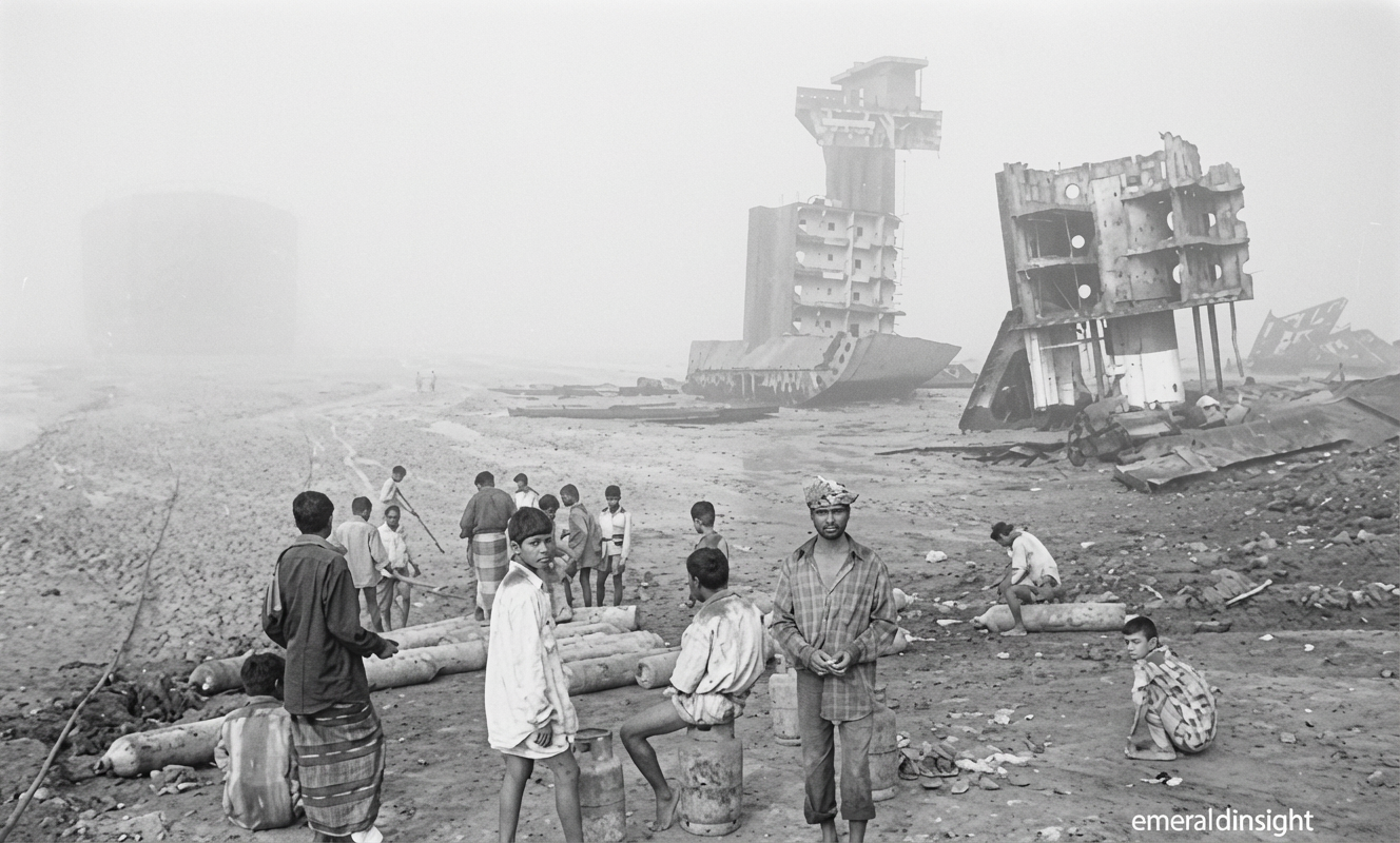 Photo des dégats du cyclone Chittagong en 1897