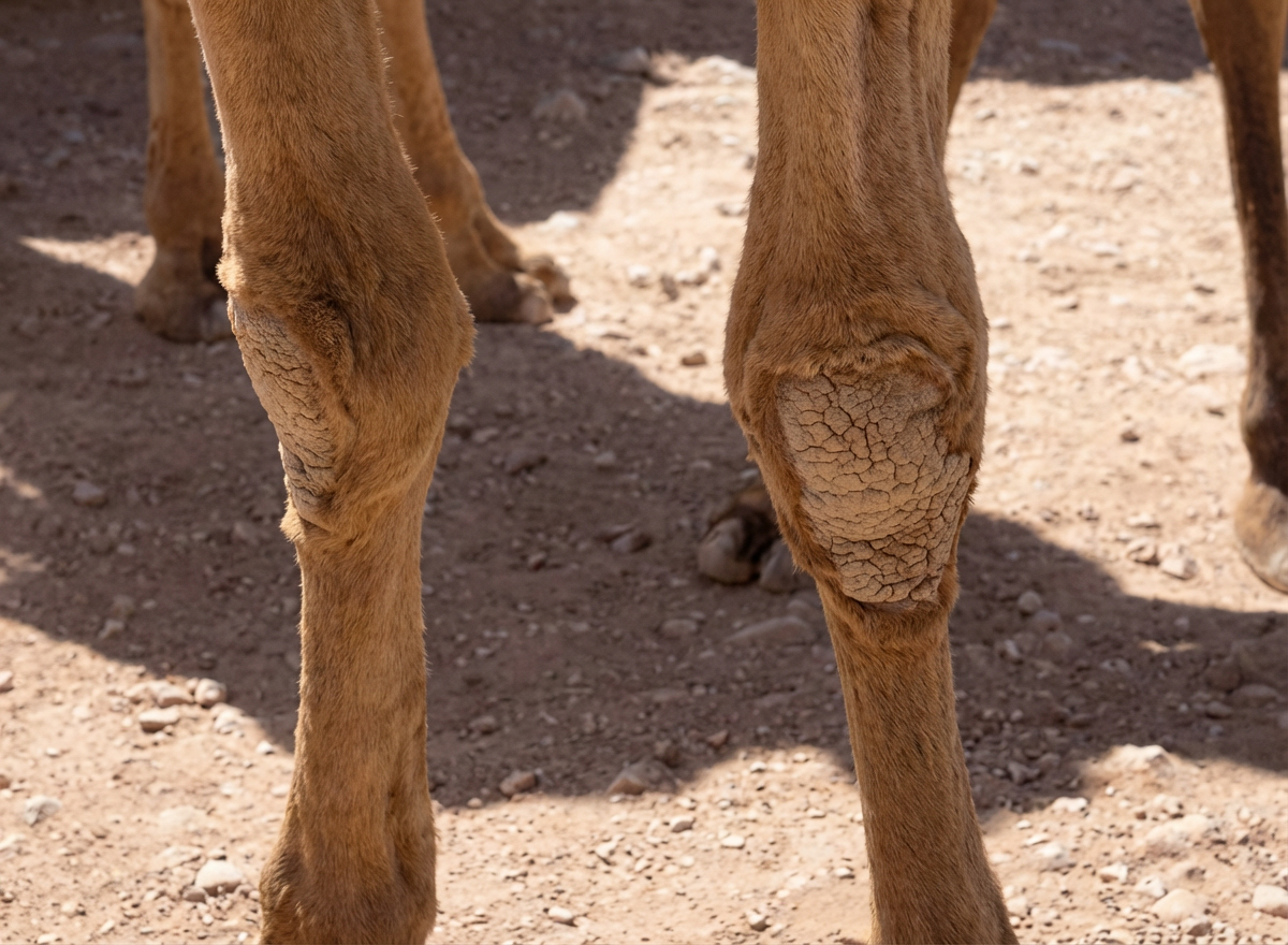 genoux du dromadaire