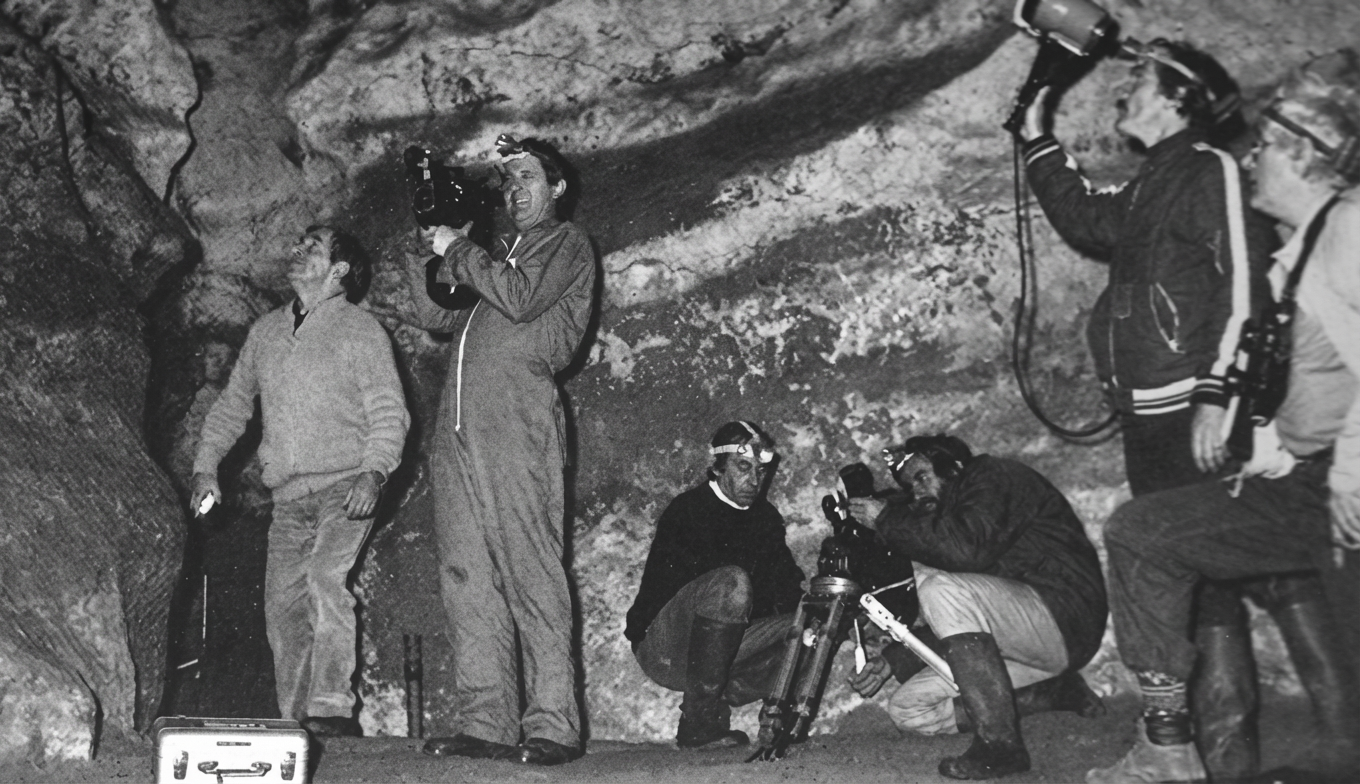 Tournage du film Corpus Lascaux