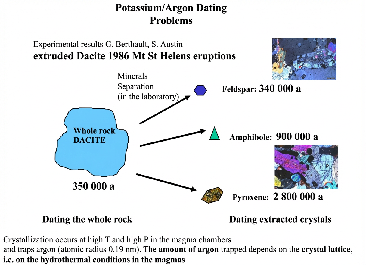 datation potassium argon