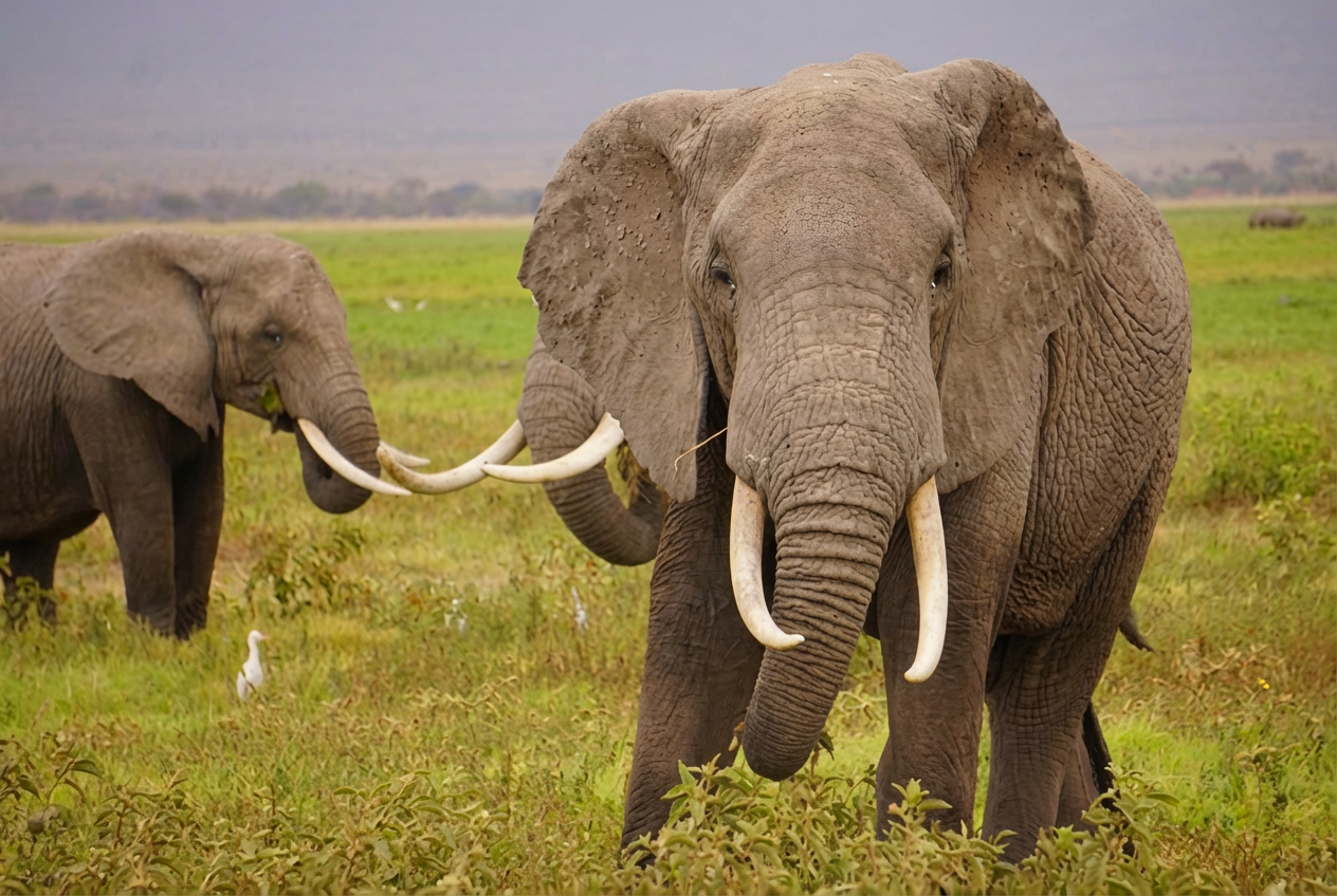 Fig. 27. À la périphérie des hardes de femelles.