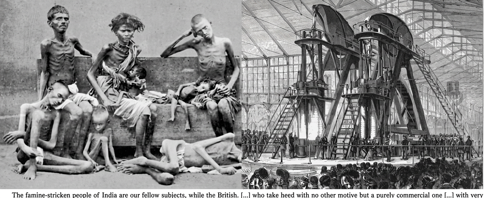 Deux moyens de recouvrement de la dette : la solution britannique en Inde avec le libre-échange absolu et ses conséquences (la famine) ; la solution américaine avec le protectionnisme bien conçu et les prêts à la productivité, telle que manifestée à l’Exposition du centenaire des États-Unis en 1876.