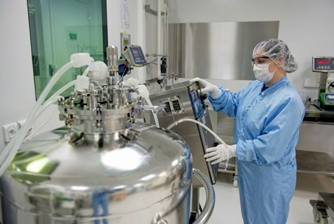 La production industrielle nécessite beaucoup de matériel.